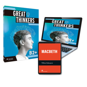 GREAT THINKERS B2+ STUDENT'S BOOK & EREADER: LIBRO DE TEXTO Y VERSIÓN DIGITAL (LICENCIA 15 MESES)