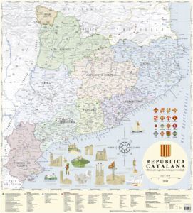 MAPA DE LA REPÚBLICA CATALANA