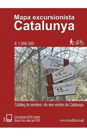 MAPA EXCURSIONISTA CATALUNYA 1:550000