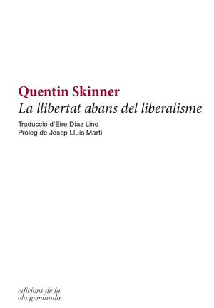 LA LLIBERTAT ABANS DEL LIBERALISME