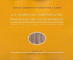 LA NOBLESA GIRONINA DE PRIVILEGI DE GENEROSITAT 3