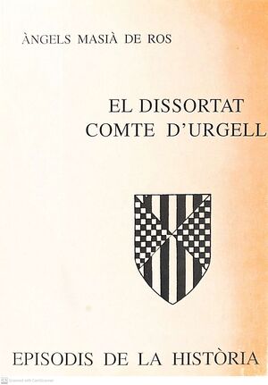 EL DISSORTAT COMTE D'URGELL