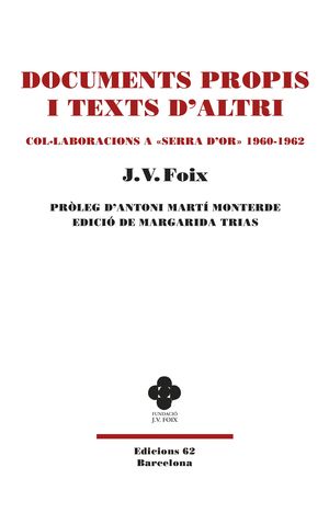 DOCUMENTS PROPIS I TEXTS D'ALTRI