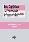 LEY ORGÁNICA DE EDUCACIÓN