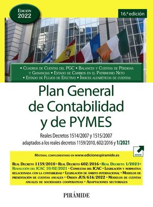 PLAN GENERAL DE CONTABILIDAD Y DE PYMES