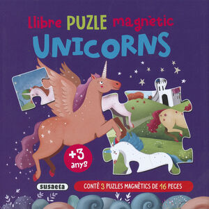 LLIBRE PUZLE MAGNÈTIC UNICORNS