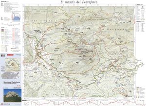 MAPA EXCURSIONISTA MASSÍS DEL PEDRAFORCA (FORMAT PÒSTER)