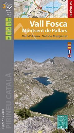 VALL FOSCA 1:25.000 MONTSENT DE PALLARS -ALPINA