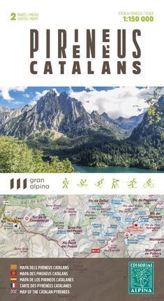 PIRINEUS CATALANS 1:150.000 [2 MAPES] -ALPINA