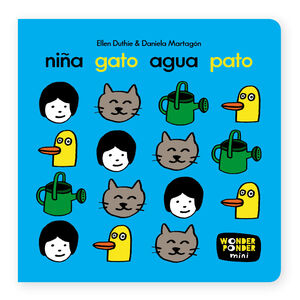 NIÑA, GATO, AGUA, PATO