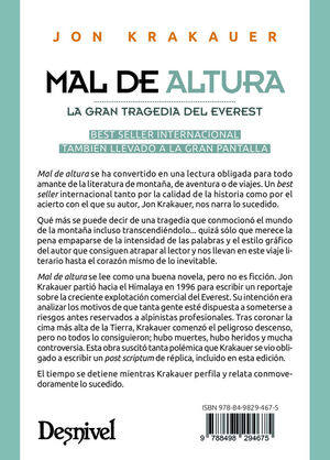 MAL DE ALTURA, EDICIÓN DE BOLSILLO