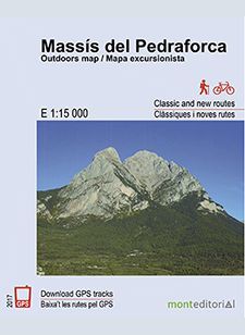 MAPA EXCURSIONISTA MASSÍS DEL PEDRAFORCA